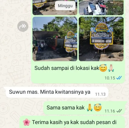 Pengiriman Papan Bunga Duka Tangerang
