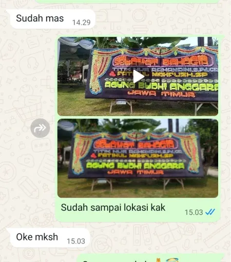 Pengiriman Papan Bunga Tangerang